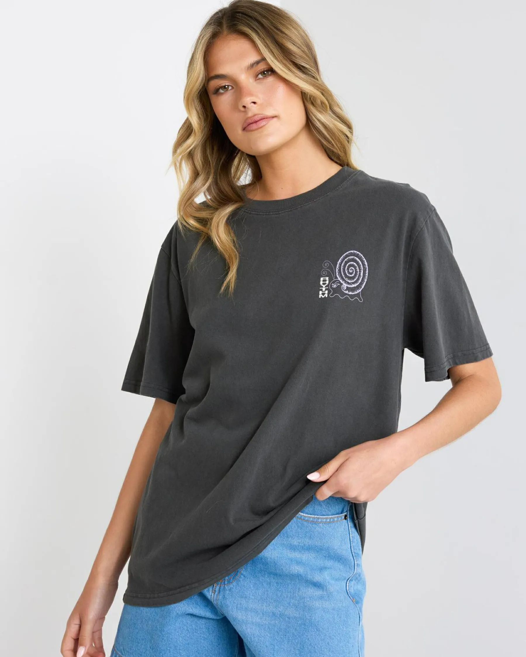 Hot Snail Vintage T-Shirt Women Tops