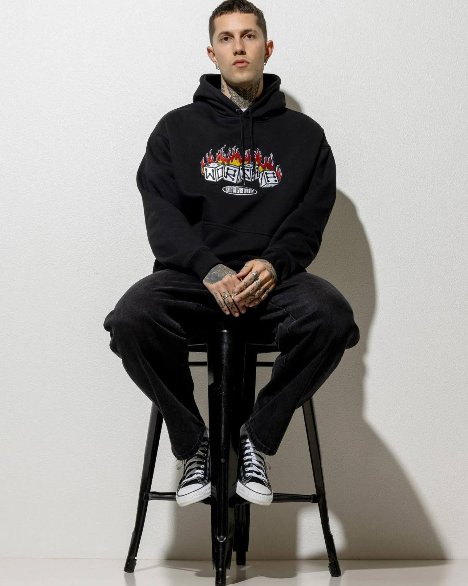 Hoodies & Sweatshirts*Worship Supplies Snake Eyes Hoodie Black