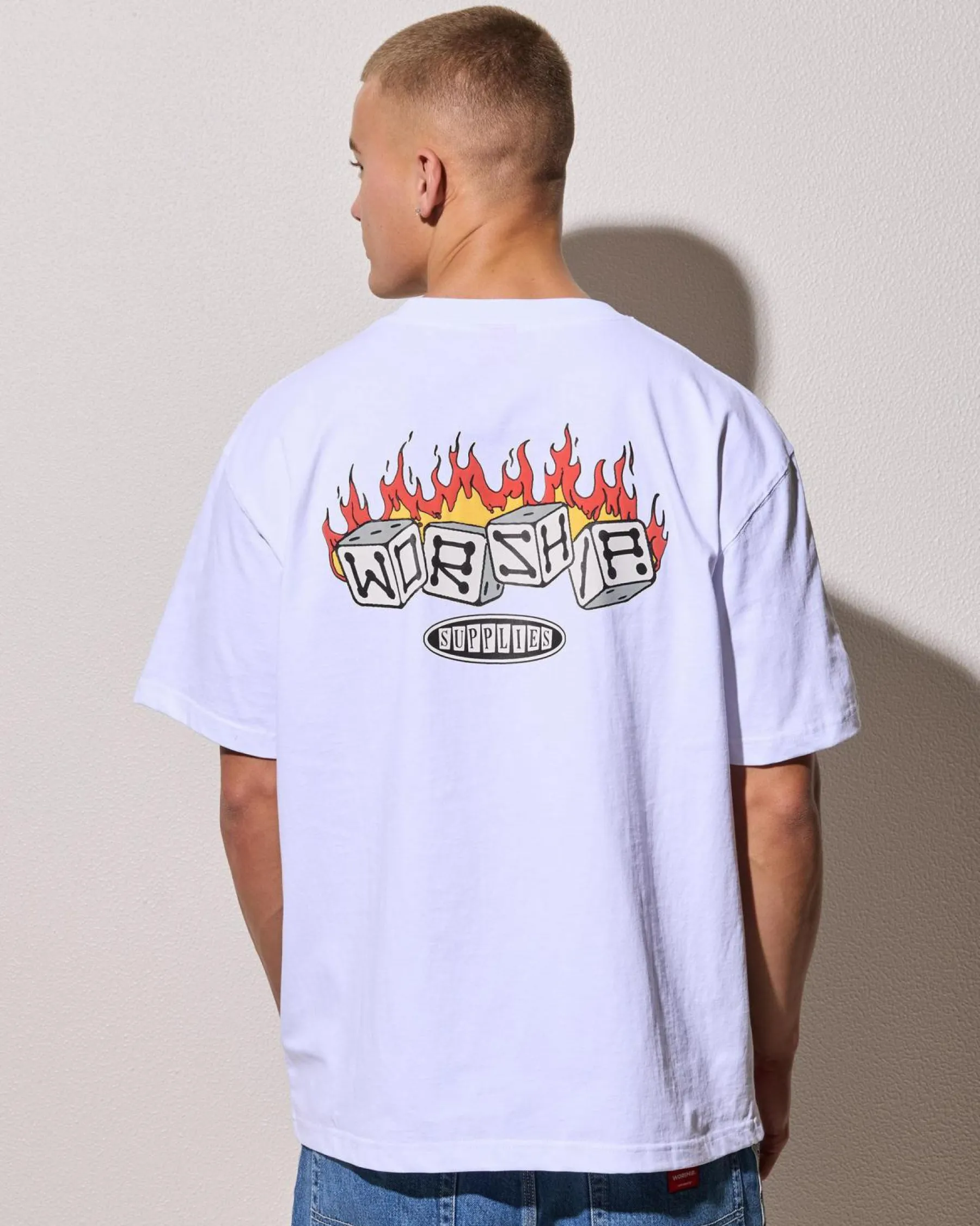 Tops & T-Shirts*Worship Supplies Snake Eyes T-Shirt White