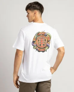 Tops & T-Shirts*Element Snakehood T-Shirt Optic White