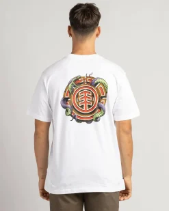 Tops & T-Shirts*Element Snakehood T-Shirt Optic White