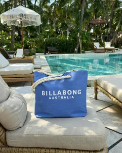 Beach Accessories|Bags*Billabong Society Beach Bag Tidal Blue