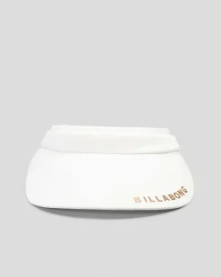Headwear*Billabong Society Beach Visor Salt Crystal