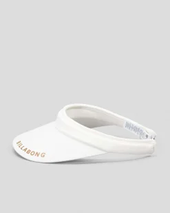 Headwear*Billabong Society Beach Visor Salt Crystal