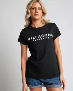 Tops*Billabong Society T-Shirt Black
