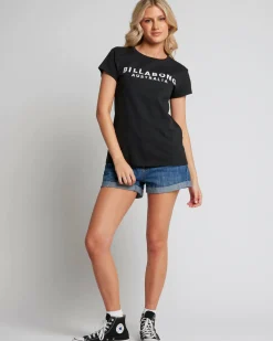 Tops*Billabong Society T-Shirt Black