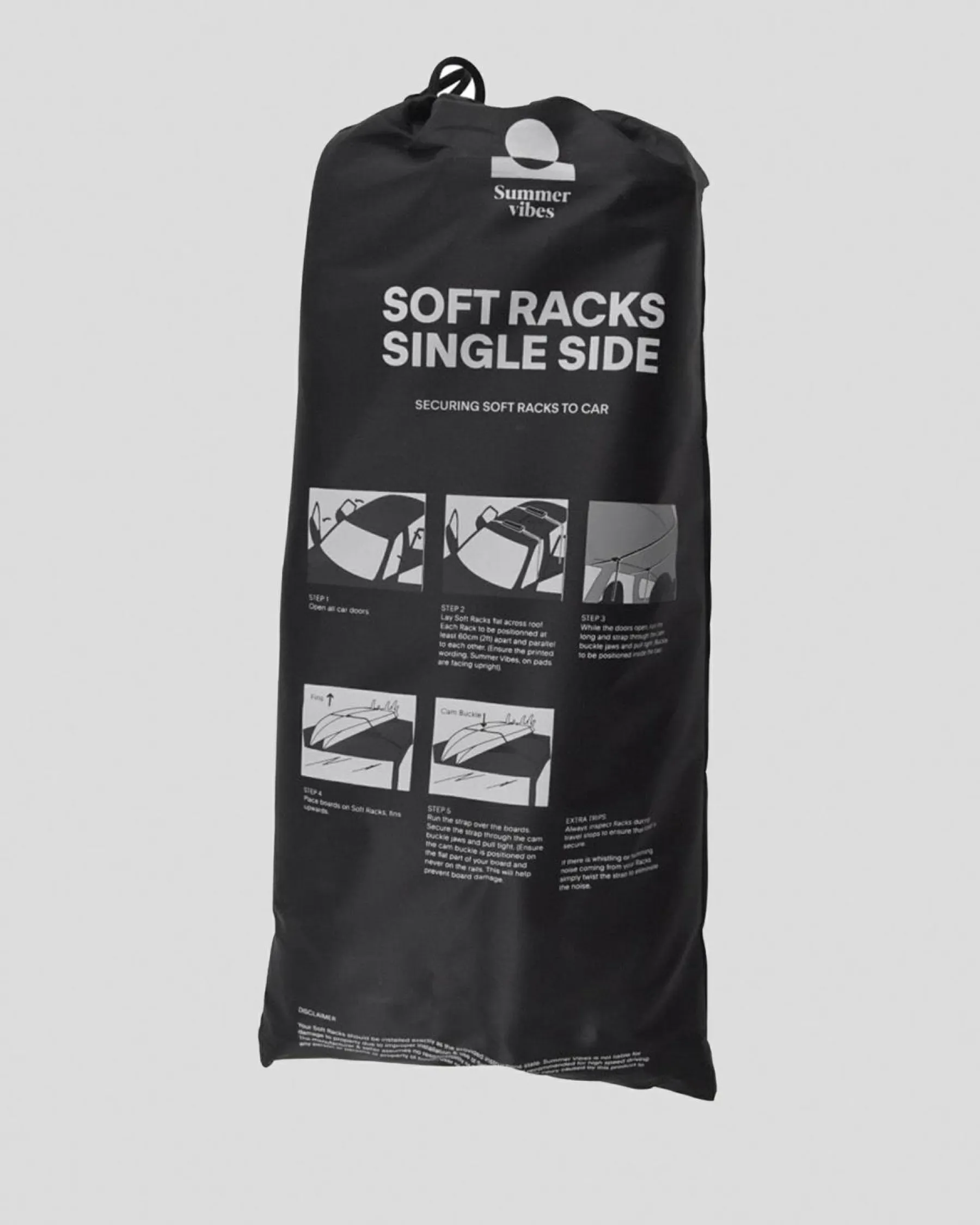 Surf|Surf*Summer Vibes Soft Racks- Single Side Black