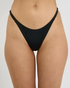 Bikinis*Billabong Sol Searcher Maya G-String Bikini Bottom Black Pebble