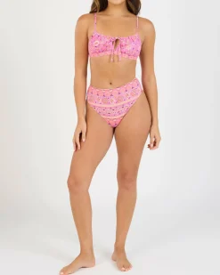 Bikinis*Billabong Sol Song Coco Bralette Bikini Top Multi