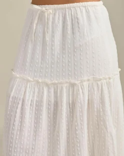 Bottoms*Roxy Sol Sweetwater Maxi Skirt Egret
