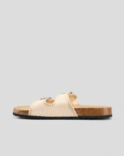 Sandals*Mooloola Solace Slide Sandals Natural