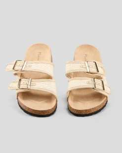 Sandals*Mooloola Solace Slide Sandals Natural