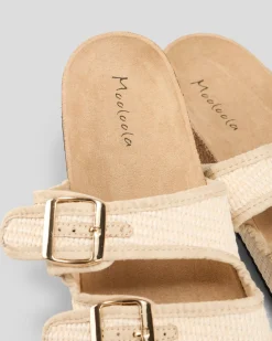 Sandals*Mooloola Solace Slide Sandals Natural