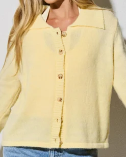 Knitwear|Jackets & Coats*Indikah Solana Knit Cardigan Butter