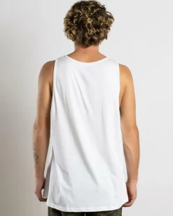 Tops & T-Shirts*Volcom Sol'd Out Singlet White