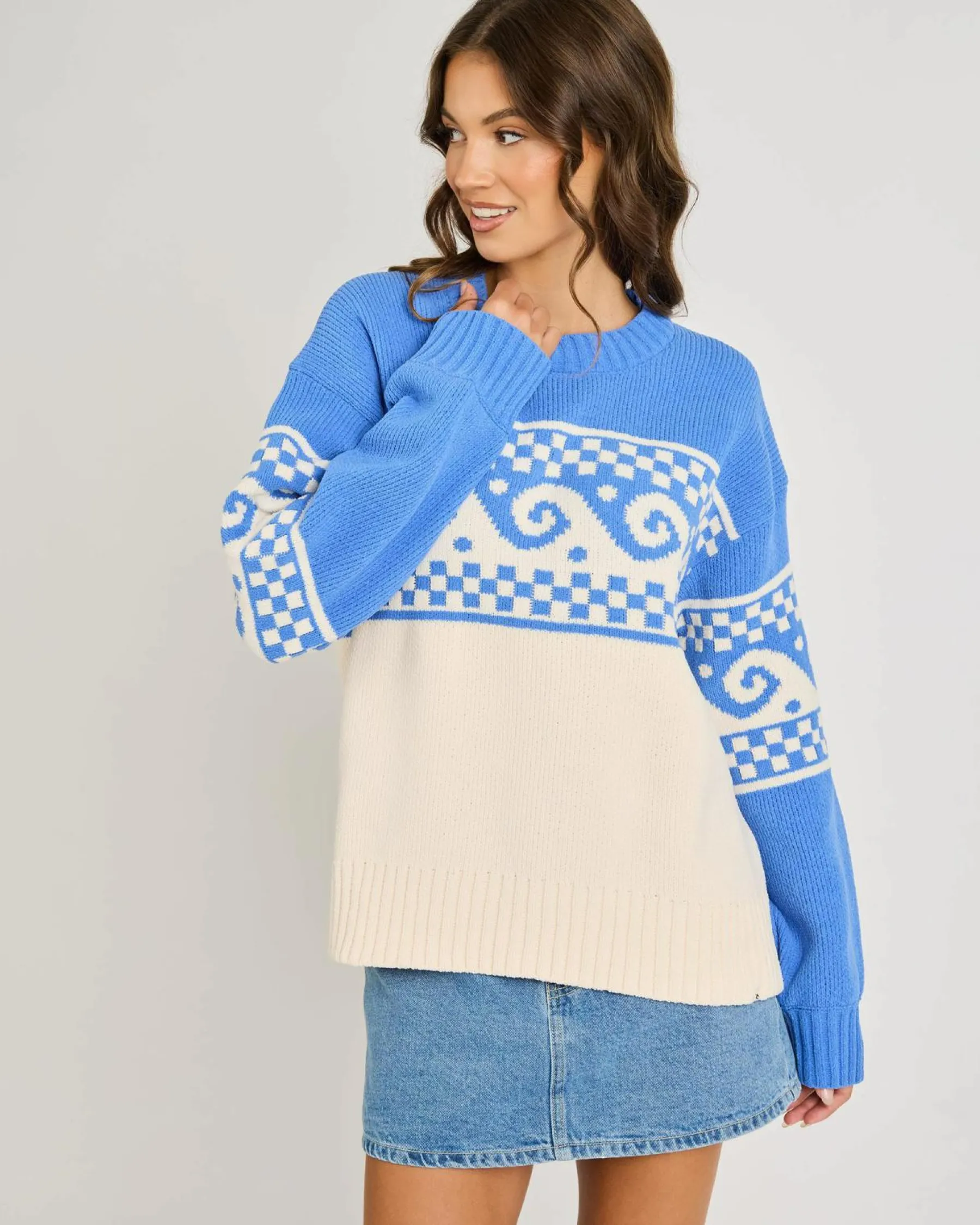 Knitwear|Jumpers & Hoodies*Rip Curl Soleil Knit Sweater Dark Blue