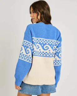 Knitwear|Jumpers & Hoodies*Rip Curl Soleil Knit Sweater Dark Blue