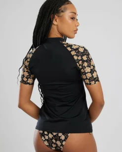 Discount Soleil UPF Short Sleeve Rash Vest Women Rash Vests