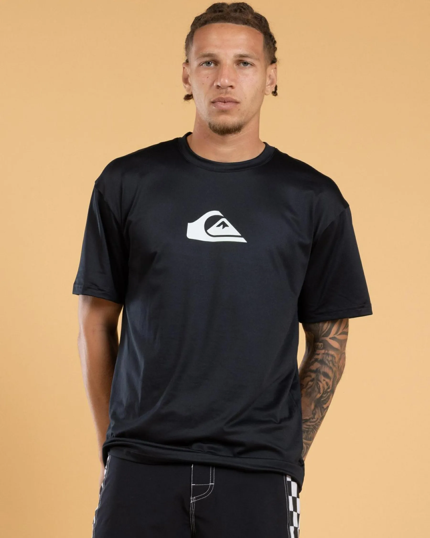 Solid Streak Short Sleeve Surf T-Shirt Rashies