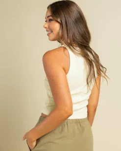 Tops*Rhythm Solitude Tank Top White