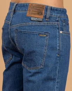 Shorts & Bottoms*Volcom Solver Modern Fit Jeans Bold Blue