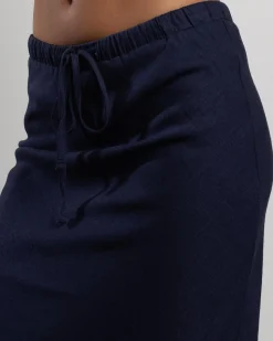 Soph Hawaii Maxi Skirt Women Sets|Linen Blend