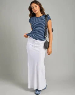 Outlet Soph Hawaii Maxi Skirt Women Sets|Linen Blend