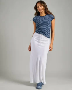 Outlet Soph Hawaii Maxi Skirt Women Sets|Linen Blend