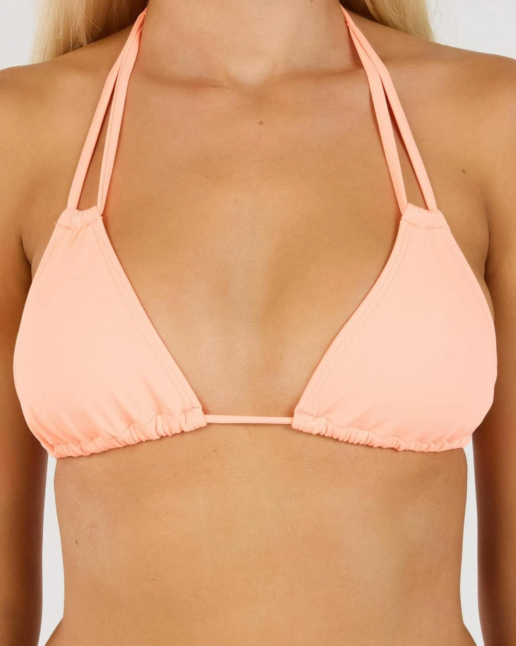 Bikinis*Topanga Sophy Triangle Bikini Top Neon Orange