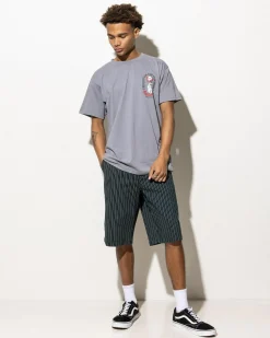 Tops & T-Shirts*Dexter Sow T-Shirt Lt Grey Acid