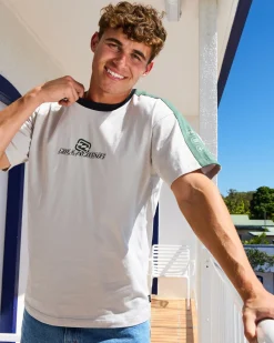 Tops & T-Shirts*Billabong Spec 73 Iconic T-Shirt Silver