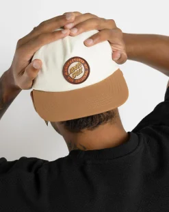 Headwear*Santa Cruz Speed MFG Dot Patch Cap Off White