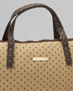 Bags*Ava And Ever Spencer Satchel Brown Monogram