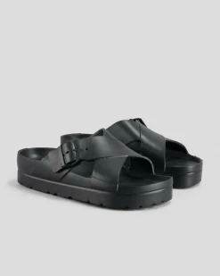 Sandals*Ava And Ever Splash Eva Slide Sandals Black