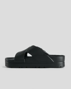 Sandals*Ava And Ever Splash Eva Slide Sandals Black
