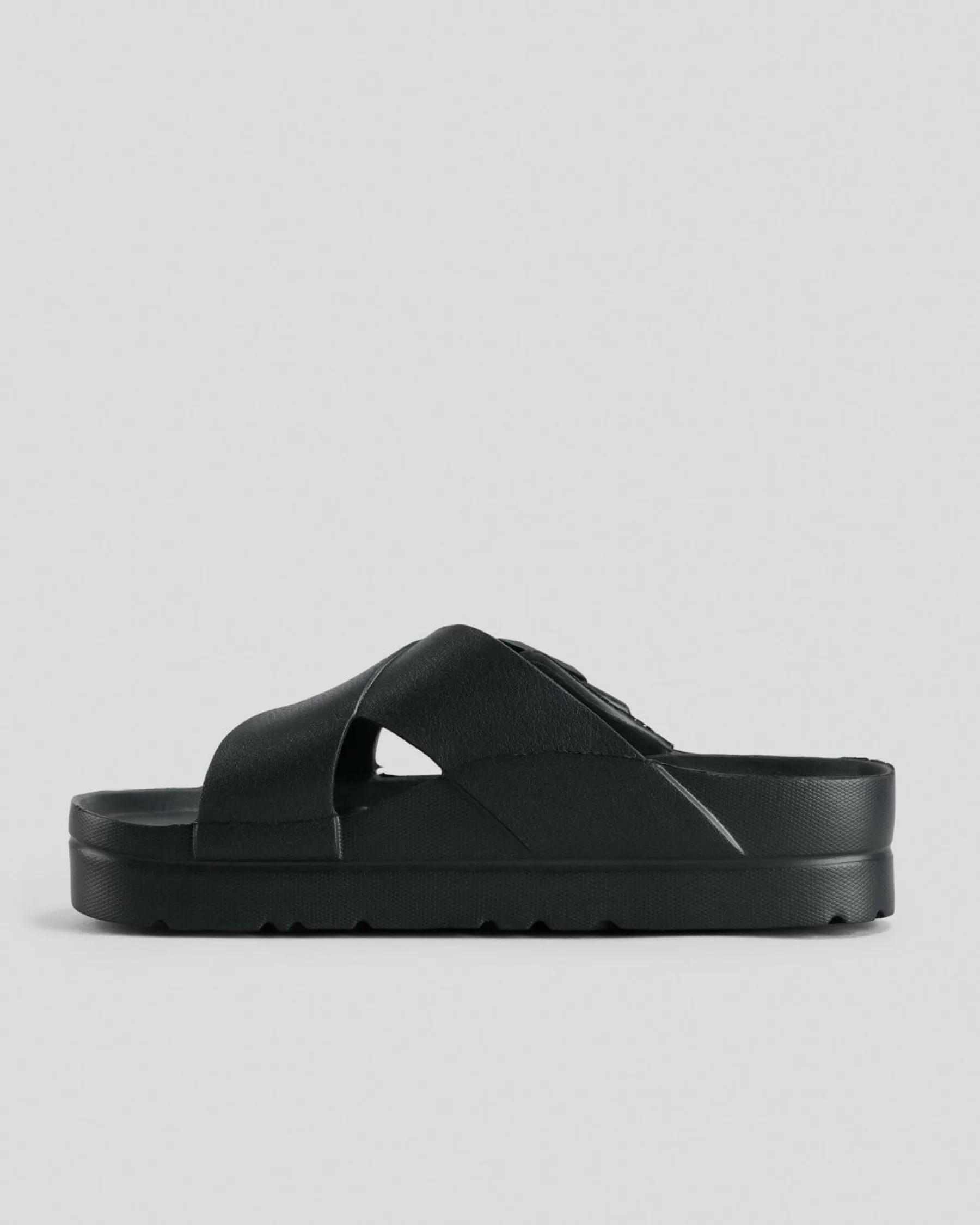 Sandals*Ava And Ever Splash Eva Slide Sandals Black