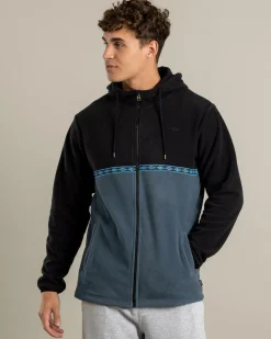 Split Peak Zip Thru Hooded Fleece Jackets & Coats|Hoodies & Sweatshirts