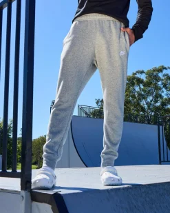 Activewear|Shorts & Bottoms*Nike Sportswear Club Fleece Track Pants Dark Grey Heather/matte Silver/white