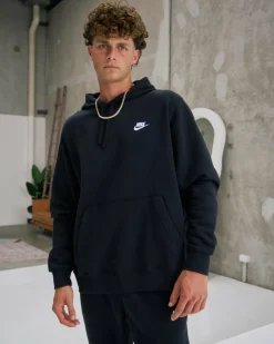 Hoodies & Sweatshirts*Nike Sportswear Club Hoodie Black/black/white