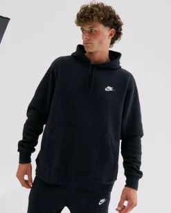 Hoodies & Sweatshirts*Nike Sportswear Club Hoodie Black/black/white