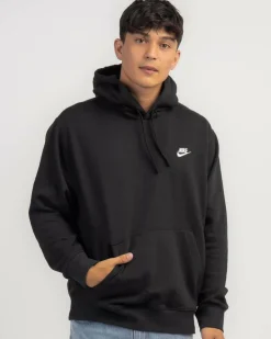 Hoodies & Sweatshirts*Nike Sportswear Club Hoodie Black/black/white