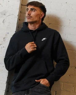 Hoodies & Sweatshirts*Nike Sportswear Club Hoodie Black/black/white