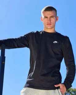 Best Sportswear Club Long Sleeve T-Shirt Activewear|Tops & T-Shirts