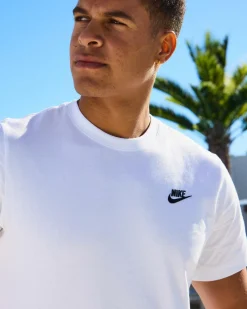 Activewear|Tops & T-Shirts*Nike Sportswear Club T-Shirt White/ Black
