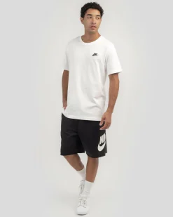 Activewear|Tops & T-Shirts*Nike Sportswear Club T-Shirt White/ Black