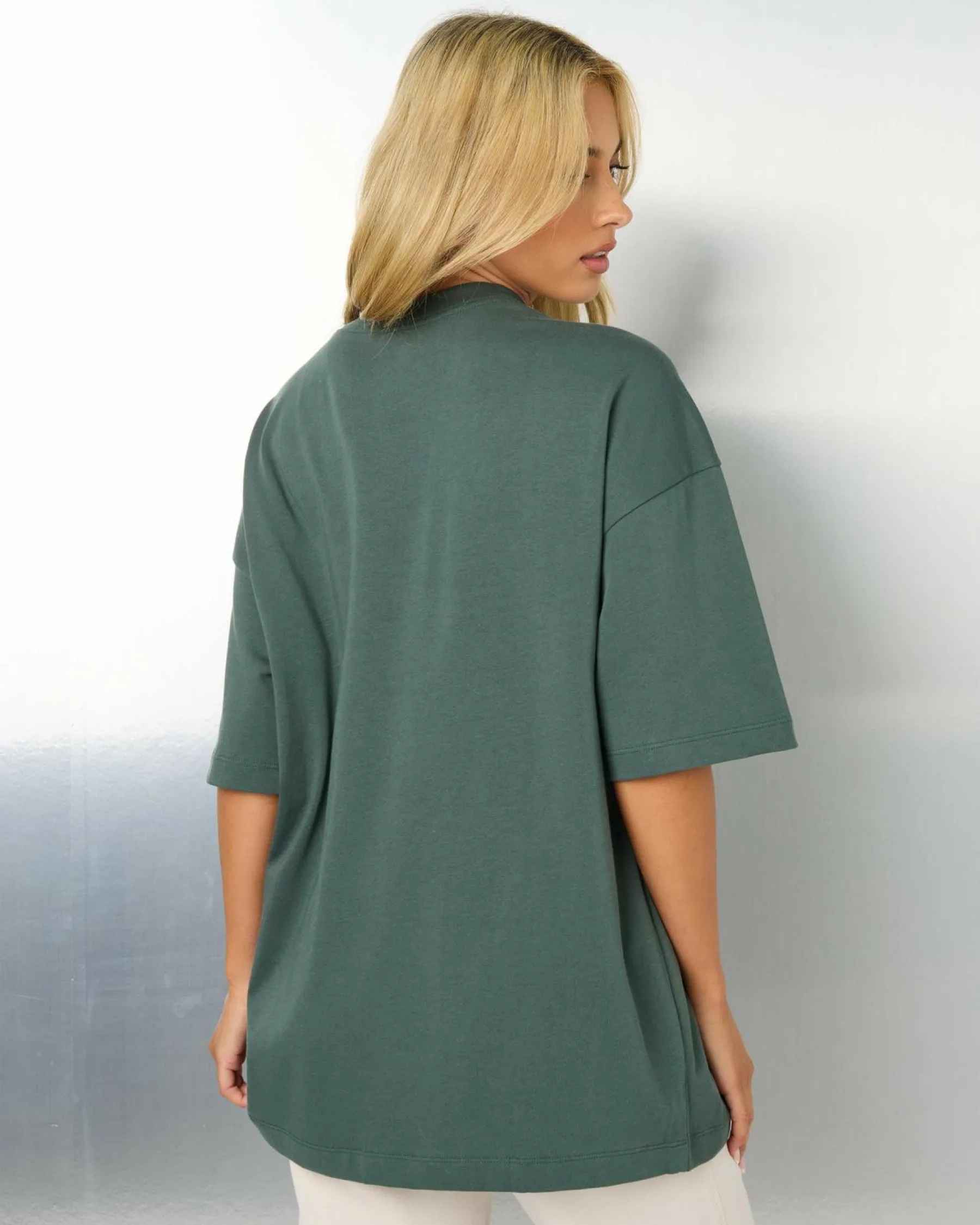 Tops*Nike Sportswear Essential Women's Oversized T-Shirt Vintage Green/sea Glass
