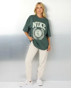 Tops*Nike Sportswear Essential Women's Oversized T-Shirt Vintage Green/sea Glass