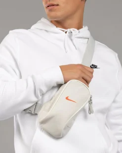 Bags*Nike Sportswear Essentials Crossbody Bag Light Bone/sail (Bright Crimson)