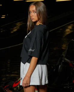 Tops*Nike Sportswear Loose Cropped T-Shirt Black