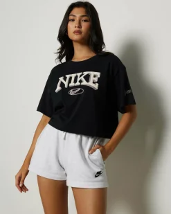 Tops*Nike Sportswear Loose Cropped T-Shirt Black